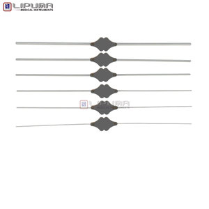 Sonda Lacrimal de Doble Cara BOWMAN con Botón 6/7 de Níquel Plata, Instrumentos Médicos Quirúrgicos Oftálmicos para Examen de Conducto Lacrimal - Product Image 5