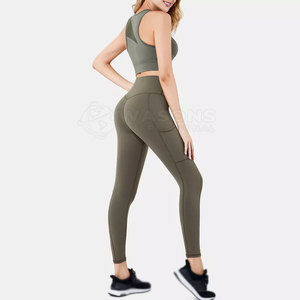 Ensemble de yoga pour femmes fabriqué au Pakistan à prix abordable, ensemble de yoga confortable pour femmes, vente en ligne d'ensembles de yoga pour femmes - Product Image 6
