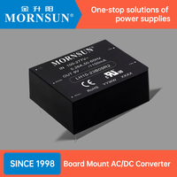 Convertisseur AC DC Mornsun Board Mount 5W 10W 15W 20W 25W 40W 60W Module convertisseur d'alimentation AC DC à cadre ouvert