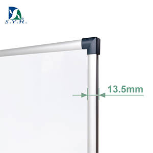 Tableau blanc effaçable à sec SYH personnalisé, cadre en aluminium magnétique simple face, 45x60cm, avec crochet dissimulé pour les élèves - Product Image 2