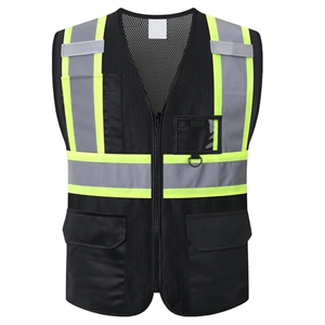 Gilet de sécurité haute visibilité, vêtements de travail personnalisés, gilet réfléchissant, respirant, léger, en polyester, vêtements de travail - Product Image 5