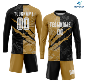 เสื้อฟุตบอลแขนยาวแบบซับลิเมชั่นลายขีดข่วน ยี่ห้อโนเวนซา - Product Image 3
