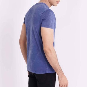เสื้อยืดพิมพ์ลายตามสั่ง ดีไซน์ใหม่ปี 2025 ผ้าฝ้าย 100% เสื้อยืดเปล่าสไตล์วินเทจ แขนสั้นทรงโอเวอร์ไซส์สำหรับผู้ชาย ล้างสีแบบแอซิดวอช มีกระเป๋า - Product Image 3