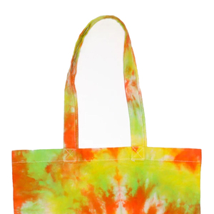 Spacious Canvas Tie Dye Tote <b>Bag</b> With Carry Handles Custom Zipper Closures Reusable Heavy Duty 100% Cotton Canvas Fabric - Product Image 4