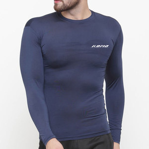 Chemise de compression classique pour homme, manches longues, vêtements de sport pour la salle de sport, entraînement, contrôle de l'humidité, chemise de compression essentielle pour homme - Product Image 1