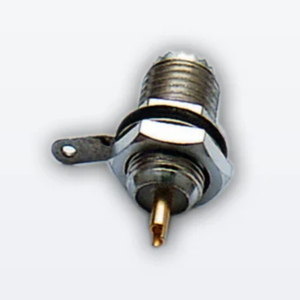 Premium MINI Round UHF Socket RF Coaxial Connector <b>Chrome</b> Plated Industrial Communication Socket - Product Image 1