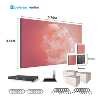 Écran LED publicitaire extérieur 5x3m IP65 960*960mm, panneau LED, écran d'affichage LED pour entreprise