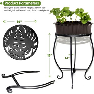 LINEA Expots Inc Handmade Foldable Durable <b>Black</b> Iron Modern Foldable <b>Side</b> <b>Table</b> for Living Room Home Furniture - Product Image 4