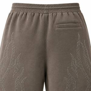 RICHTALK SPORTS <b>Men's</b> Baggy <b>Trousers</b> Mid Waist <b>Drawstring</b> Casual Breathable Lightweight Winter Wear Quick Dry Polyester/Cotton - Product Image 5