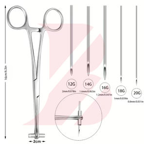 Nuevo Producto de Moda, Excelente Proveedor, Pinzas de Acero Inoxidable de Primera Calidad para Perforaciones Corporales, Precio al por Mayor - Product Image 5