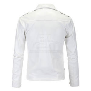 เสื้อแจ็คเก็ตหนังสีสวยแบบกำหนดเอง ราคาถูก ดีไซน์ใหม่ แจ็คเก็ตฤดูหนาวสำหรับขายออนไลน์ - Product Image 2