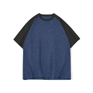 T-shirt Streetwear Unisexe Col Rond Colorblock 200 g/m² Coupe Classique Personnalisable avec Logo Imprimé en Relief - Product Image 5