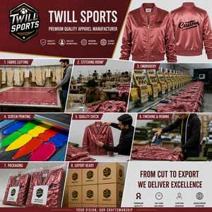 เสื้อแจ็คเก็ตบอมเบอร์ผ้าซาตินสีแดงเบอร์กันดีสำหรับผู้ชาย สั่งทำพิเศษ พิมพ์โลโก้ด้านหน้า คอตั้ง สไตล์ลำลอง เสื้อผ้าฤดูหนาวแนวสตรีท โพลีเอสเตอร์/คอตตอน - Product Image 6
