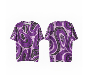 Full Sublimation Round Neck T-Shirt Custom Printing Service | <b>Men</b> Women Youth Sizes | Lightweight Quick Dry - Product Image 2