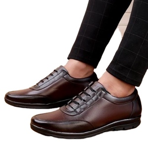 รองเท้าโลฟเฟอร์แนวธุรกิจสำหรับผู้ชายรองเท้าทางการแบบผูกเชือกดีไซน์หนังทันสมัยสำหรับใส่ออกงานแบบสมาร์ทส้นเตี้ยน้ำหนักเบาสำหรับทุกฤดูกาล - Product Image 5