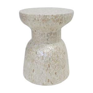 Modern Mother of Pearl <b>Side</b> <b>Table</b> Hand-Inlay End <b>Table</b> For <b>High</b>-End Interior Design Wholesale Artisan Home Decor From Vietnam - Product Image 1