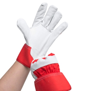 Guantes de Seguridad Industriales Antiestáticos de Piel de Oveja Canadiense, Diseño Nuevo, Puño Reforzado con Goma, Uso General, Duraderos - Product Image 1