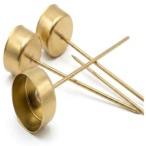 Set of 10 <b>Candle</b> Holders Set, Tea Light Holders for <b>Sticking</b>, Metal, DIY Advent Wreath, Christmas Wreath, for <b>Candle</b> & Tea Light - Product Image 1