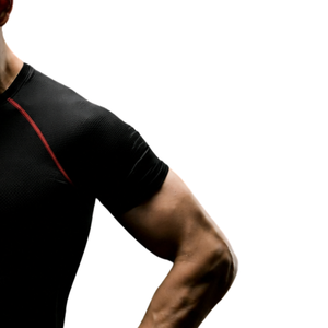 Chemise de compression noire pour hommes, séchage rapide, respirante, extensible dans les 4 sens, pour la gym, la course à pied, l'entraînement sportif, haut de performance - Product Image 5