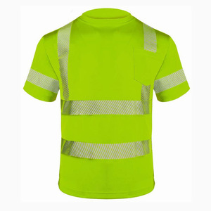 Camiseta Reflectante Premium de Alta Visibilidad, Ropa de Trabajo de Seguridad Ligera, de Alto Rendimiento, de Secado Rápido, Ropa de Seguridad - Product Image 1