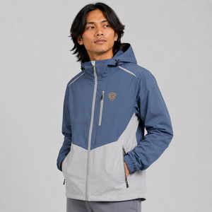 Vestes coupe-vent pour hommes avec logo personnalisé - Imperméables, écologiques, respirantes, grandes tailles, service OEM, saison hivernale - Product Image 3