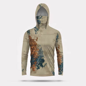 Maillots de pêche unisexes à manches longues, coupe-vent, séchage rapide, personnalisables par sublimation, prix usine, confortables, respirants, grandes tailles - Product Image 3