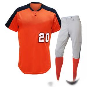 Uniforme de Béisbol para Hombre, Talla Grande, Corto, Invernal, Ajustable, Antiarrugas, Calidad Premium, Transpirable, Secado Rápido, 100% Poliéster - Product Image 1