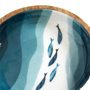 Unique Shape Platter Look Spread Bowl Wooden Enamel Household Dough Bowl New Kitchen <b>Gadgets</b> Flatware Sustainable Salad Bowl - Product Image 6