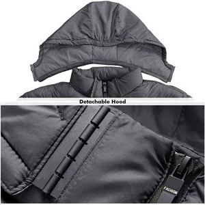 Muzamin Apparel Women's Blouson Puffer <b>Jacket</b> <b>Short</b> Length Woven Fabric Windproof Eco-Friendly Reversible Design Autumn Season - Product Image 4