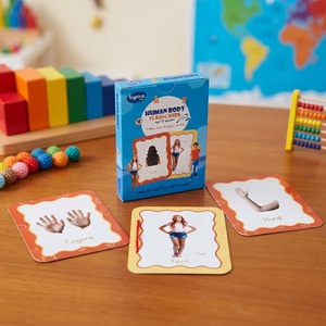 Tarjetas didácticas Toysaga del cuerpo humano, 30 piezas para niños mayores de 2 años, tarjetas educativas para aprendizaje temprano - Product Image 4