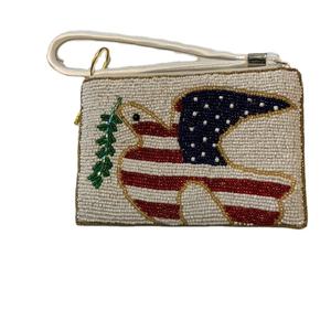 Bonito, elegante, elegante, hecho a mano, diseño de LEÓN, bordado con cuentas, monedero con diseño de joyería único de primera calidad de la India - Product Image 2