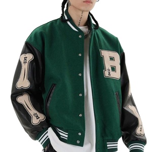 À la mode Dames Varsity Vestes Hiver Tendance Fantaisie Baseball Vestes Laine Personnalisé Broderie Patch Bomber Varsity Coton - Product Image 2