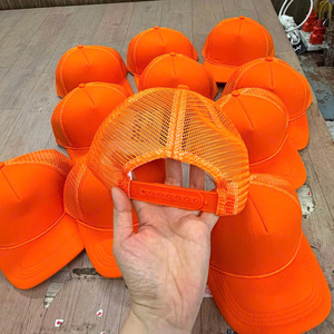 Gorra trucker de malla con visera curva y logo personalizado estampado, para hombre y mujer, de Vietnam, al por mayor - Product Image 2