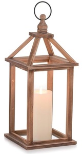 Wholesale <b>Bulk</b> Selling Wooden <b>Candle</b> Lantern With Natural Finish Modern Style <b>Candle</b> Lantern for Christmas & Outdoor Customized - Product Image 3