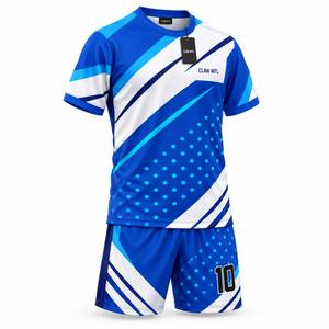 ชุดเสื้อฟุตบอลโพลีเอสเตอร์ 100% แบบซับลิเมชั่น แขนยาว แห้งเร็ว ระบายอากาศได้ดี พิมพ์ชื่อทีม สำหรับผู้ชาย ฤดูร้อน - Product Image 4