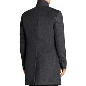 New Best Quality <b>Men</b> Long Coat Winter <b>Overcoat</b> <b>Wool</b> Blend Tailored Fit Design Your Own Style Top Fashion Man Long Coat - Product Image 2
