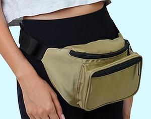 Sac banane de sport à faible MOQ avec compartiment pour téléphone, idéal pour la course et la gym, sac de taille et sac bandoulière pour fitness - Product Image 4