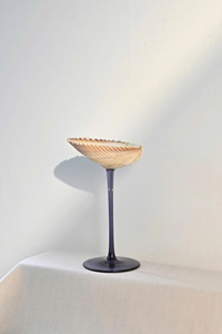 Verres à cocktail en coquillages faits à la main, design côtier, lot de 6, verrerie durable pour les soirées cocktail - Product Image 4