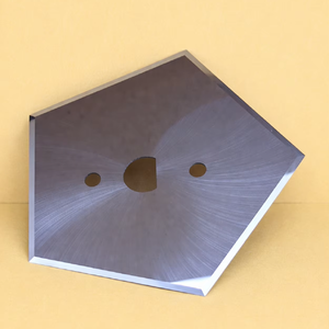 Cuchillas Pentagonales de Carburo de Tungsteno de Alta Resistencia al Desgaste, Cuchilla de Corte Industrial OEM/ODM, Cuchilla Rotatoria Delgada Pentagonal para Troquelado - Product Image 1