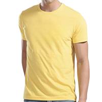 Herenshirt, grijs, korte mouwen, gebreid, O-hals, regular fit, casual, effen kleur, 100% katoenen jersey stof