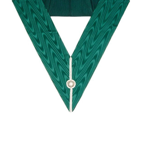Freemasonry Regalia <b>Collar</b> Customized Design for Allied Degrees District Handmade Embroidery Masonic Regalia <b>Collar</b> - Product Image 2