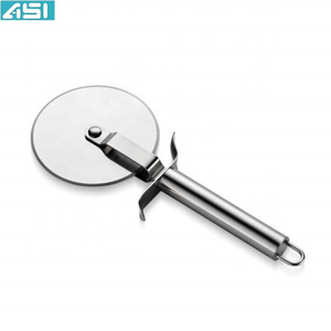 Cortador de rueda de Pizza personalizado de alta calidad, herramientas de horno de acero inoxidable 304 con mango de silicona, fabricado en fábrica, el mejor de su clase - Product Image 4