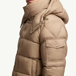 Chaqueta Acolchada Personalizada con Logotipo, de Secado Rápido, para Hombre, Impermeable, con Capucha y Cuello Alto, Rellena de Algodón, Informal, para Adultos/Niños - Product Image 3