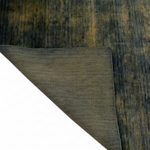 Tapis en laine texturé ton sur ton, couleur olive foncé, charbon de bois et or antique vieilli, écologique et antidérapant, pour salon et hôtel - Product Image 6