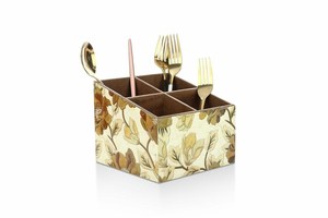 Manufacturer Custom Restaurant Wood Flat Napkin Holder Square Wooden Tissue Box Dispenser Tray For Kitchen <b>Tabletop</b> Black Weight - Product Image 2