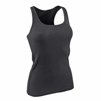 Tank Top Wanita Ultralight Pro Elite Custom Washed, Singlet Lari Dry Fit Kasual, Sablon Heat-Transfer, Pita Payet Renda