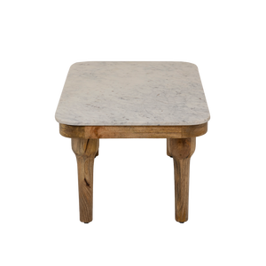 Table basse Vandana Elara Astra en marbre et bois d'acacia - Product Image 6