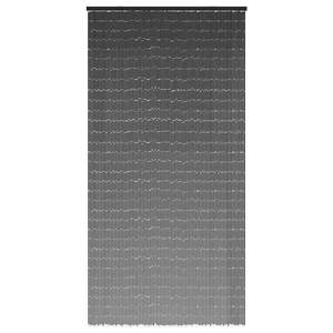 Rideau de porte anti-insectes en bambou gris foncé 100x200 cm, rehaussant l'écran de fenêtre avec une élégance naturelle - Product Image 3