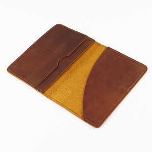 Porta Pasaportes Minimalista de Cuero PU, Diseño Delgado Sin Cierre, Negro, 7 Pulgadas, para Tarjetas de Crédito y Viajes - Product Image 6