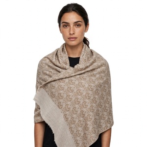 Women's Winter <b>Wool</b> Pashmina Scarves & Shawls Geometric/Paisley/Floral Patterns Durable Lightweight Traditional <b>Wrap</b> - Product Image 4